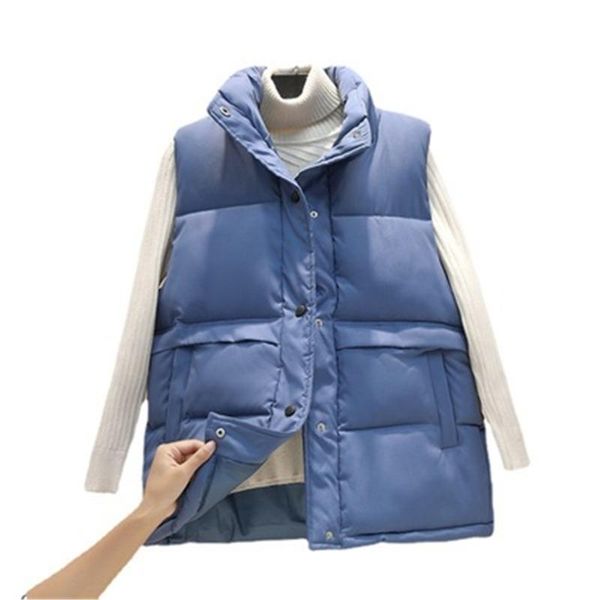 women's vests women sleeveless vest 2021 winter korean fashion warm down cotton padded jacket coat parkas waistcoat veste femme, Black;white
women's vests women sleeveless vest 2021 winter korean fashion warm down cotton padded jacket coat parkas waistcoat veste femme, Black;white