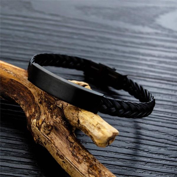 charm bracelets stainless steel pu leather black color bracelet braid rope fashion trendy men jewelry gift, Golden;silver
charm bracelets stainless steel pu leather black color bracelet braid rope fashion trendy men jewelry gift, Golden;silver