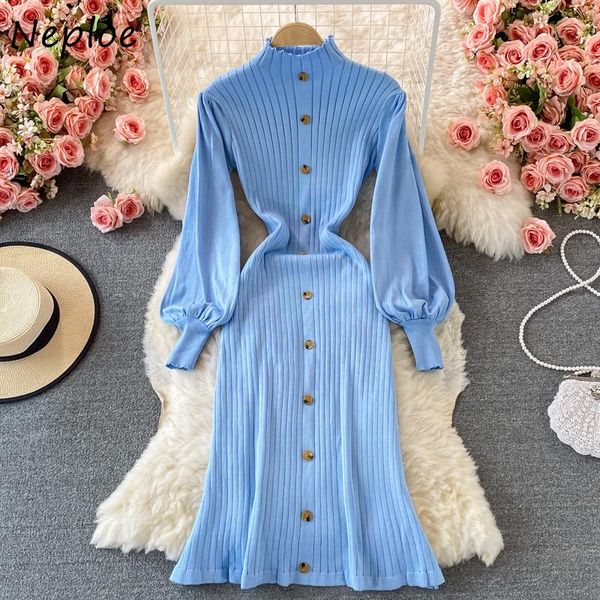 casual dresses neploe lantern long sleeve autumn knitted vestido mujer half high collar slim waist female robe bottoming inside women dress, Black;gray
casual dresses neploe lantern long sleeve autumn knitted vestido mujer half high collar slim waist female robe bottoming inside women dress, Black;gray