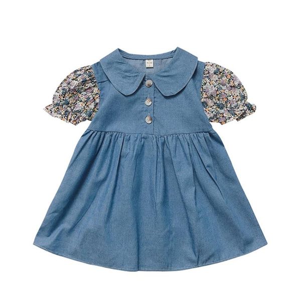girl's dresses girls' denim dress summer children's floral princess 2021, Red;yellow
girl's dresses girls' denim dress summer children's floral princess 2021, Red;yellow