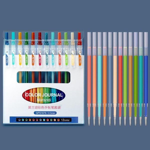 gel pens pack of 12 high-graded colored retractable pen set with colors refills
gel pens pack of 12 high-graded colored retractable pen set with colors refills