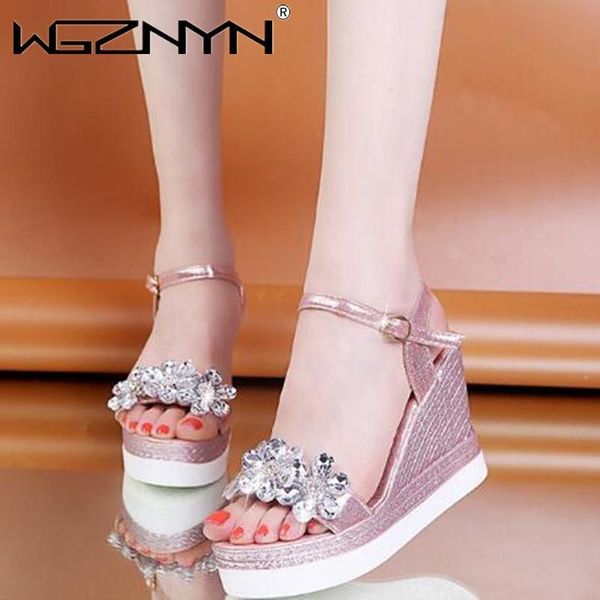 wedges diamond sandals woman fashion summer heels women's ankle buckle strap shoes for female footwear peep toe gold sandal, Black
wedges diamond sandals woman fashion summer heels women's ankle buckle strap shoes for female footwear peep toe gold sandal, Black