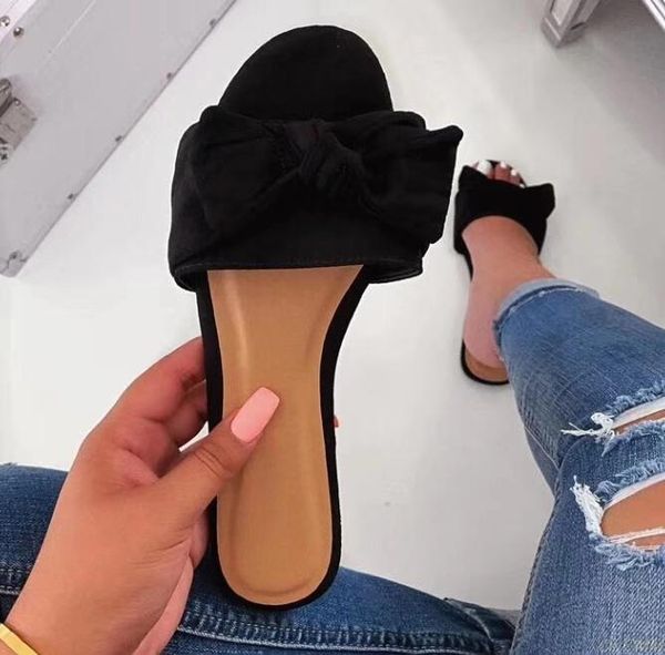 slippers large size 2021 women's beach shoes bow flat sandals outdoor wild travel home, Black
slippers large size 2021 women's beach shoes bow flat sandals outdoor wild travel home, Black