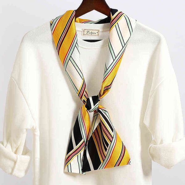 2021 designer long silk scarf for women print skinny neck foulard lady head hair collar ribbon tie kerchief bag scarves new y1108, Blue;gray
2021 designer long silk scarf for women print skinny neck foulard lady head hair collar ribbon tie kerchief bag scarves new y1108, Blue;gray