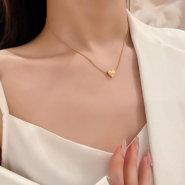 chains south korea design titanium steel love necklace choker chain collarbone ins small minimalist cold wind, Silver
chains south korea design titanium steel love necklace choker chain collarbone ins small minimalist cold wind, Silver