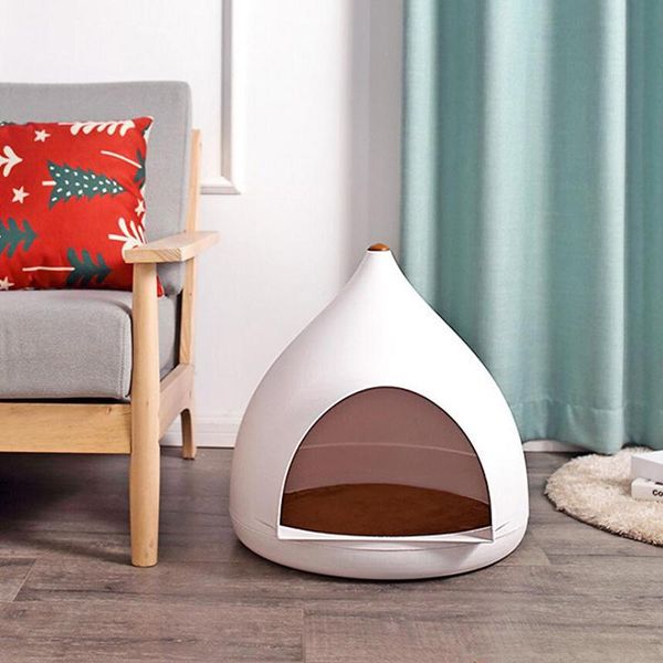 cat beds & furniture stylish house pure white yurt-style kennel room decorations waterproof and warm pet kitten nest para supplies
cat beds & furniture stylish house pure white yurt-style kennel room decorations waterproof and warm pet kitten nest para supplies