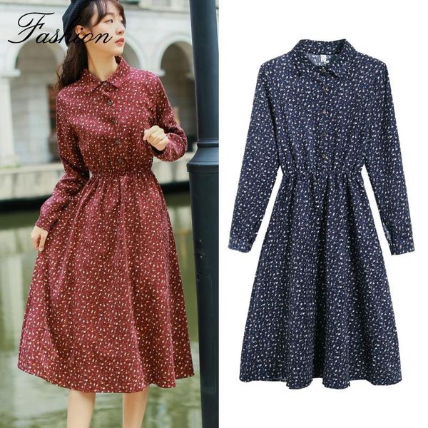 casual dresses 2021 autumn women dress floral printed corduroy elegant vintage sweet midi garden party vestidos 7171, Black;gray
casual dresses 2021 autumn women dress floral printed corduroy elegant vintage sweet midi garden party vestidos 7171, Black;gray