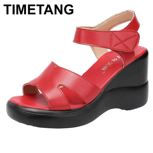 timetangwedges sandals 2021 summer women's genuine leather shoes platform ladies high heel women casual flats33-43, Black
timetangwedges sandals 2021 summer women's genuine leather shoes platform ladies high heel women casual flats33-43, Black