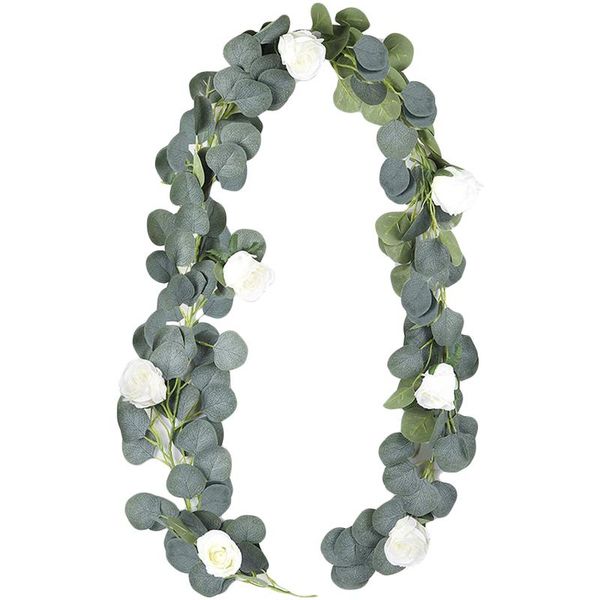 artificial vine rayon eucalyptus wreath rose flower plant green wedding background decoration decorative flowers & wreaths
artificial vine rayon eucalyptus wreath rose flower plant green wedding background decoration decorative flowers & wreaths