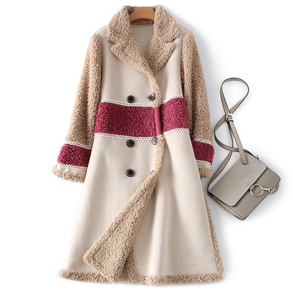 women's fur & faux 2021 fashion ladies plus size winter double-breasted coat suede composite particle velvet jacket women s138, Black
women's fur & faux 2021 fashion ladies plus size winter double-breasted coat suede composite particle velvet jacket women s138, Black