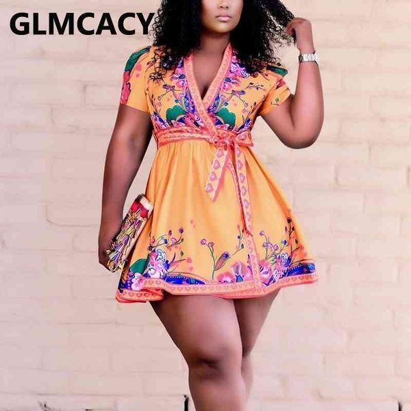 short sleeve v neck floral printed mini dress 210702, Black;gray