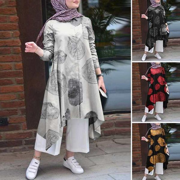 vintage printed midi dress women's autumn sundress 2021 zanzea casual muslim long sleeve vestidos female o neck robe femme dresses, Black;gray
vintage printed midi dress women's autumn sundress 2021 zanzea casual muslim long sleeve vestidos female o neck robe femme dresses, Black;gray