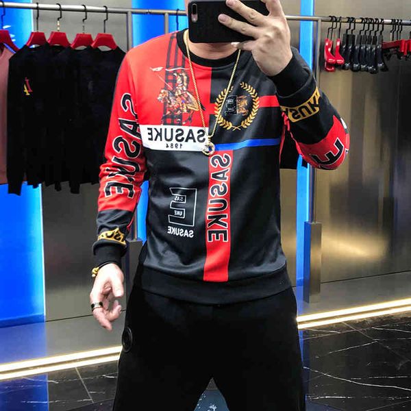 hoodies european male season fashions horse printing trend around the thin neck man's sweater, Black
hoodies european male season fashions horse printing trend around the thin neck man's sweater, Black