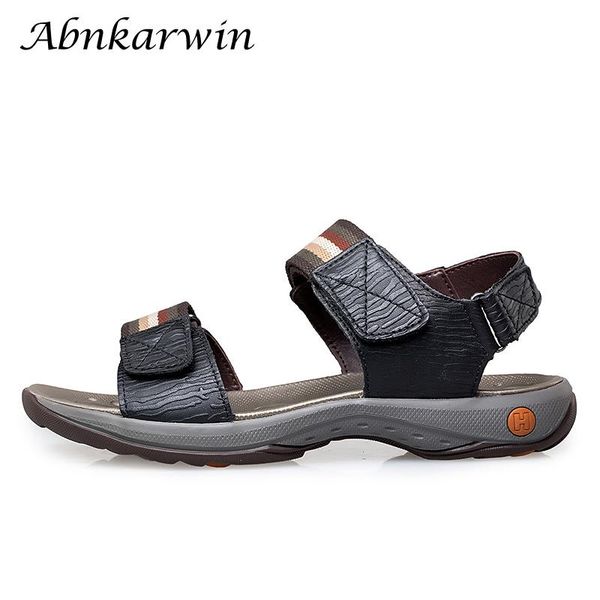 sandals abnkarwin men summer genuine leather casual breathable mens low open shoes sandal fabric sandles sandalia hombre sandle, Black
sandals abnkarwin men summer genuine leather casual breathable mens low open shoes sandal fabric sandles sandalia hombre sandle, Black
