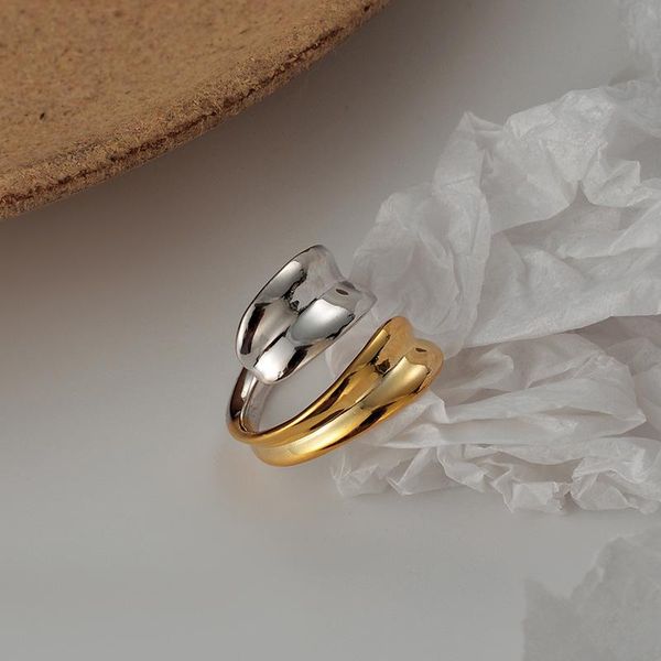cluster rings silvology 925 sterling silver two color concave geometry leaf separation korea for women fashionable jewelry, Golden;silver
cluster rings silvology 925 sterling silver two color concave geometry leaf separation korea for women fashionable jewelry, Golden;silver