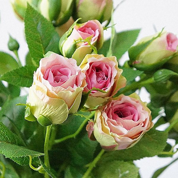 decorative flowers & wreaths 4 heads artificial long stem wedding decoration silk rose fake plastic branches with leaves home el decor
decorative flowers & wreaths 4 heads artificial long stem wedding decoration silk rose fake plastic branches with leaves home el decor
