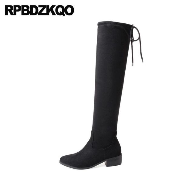 boots thigh high for plus size women chunky fur tall big female stretch long suede shoes black over the knee 10 slim
boots thigh high for plus size women chunky fur tall big female stretch long suede shoes black over the knee 10 slim