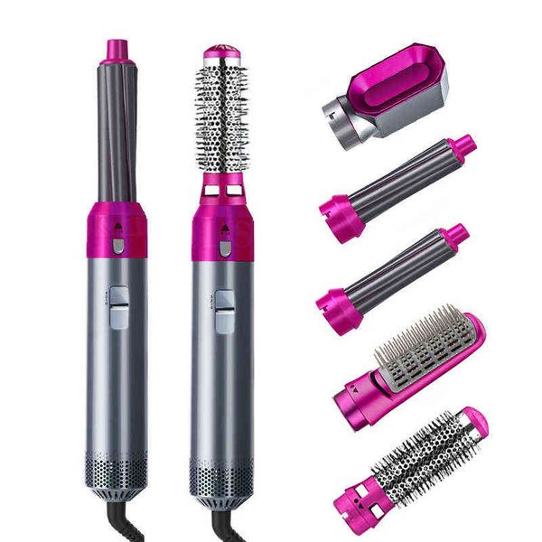 5 in 1 electric air wrap hair dryer heating comb hair curler professional hair straightener styling tool for barber household 220208
5 in 1 electric air wrap hair dryer heating comb hair curler professional hair straightener styling tool for barber household 220208