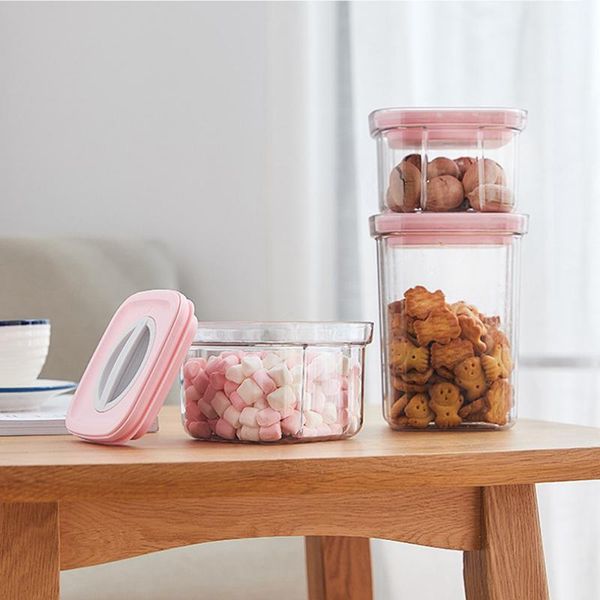 storage bottles & jars household transparent sealed jar rotatable box food container whole grain moisture-proof kitchen organizer tool
storage bottles & jars household transparent sealed jar rotatable box food container whole grain moisture-proof kitchen organizer tool