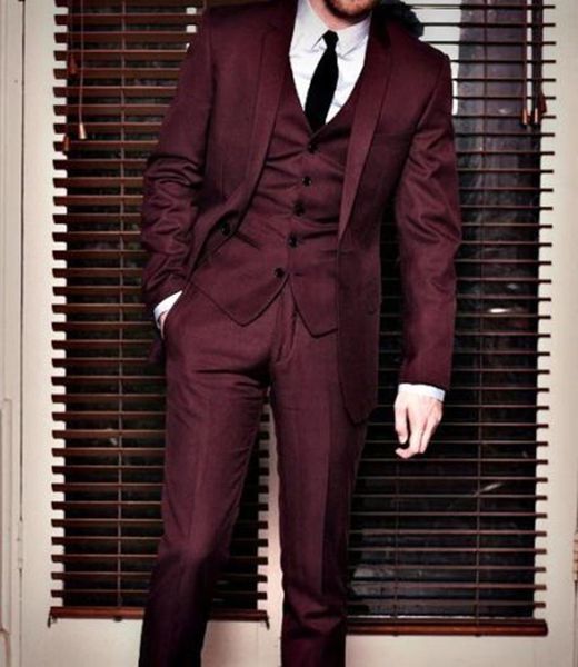 men's suits & blazers thorndike custome made suit burgundy 3 piece wedding groom tuxedos groomsman man party prom (jacket+vest+pants), White;black
men's suits & blazers thorndike custome made suit burgundy 3 piece wedding groom tuxedos groomsman man party prom (jacket+vest+pants), White;black