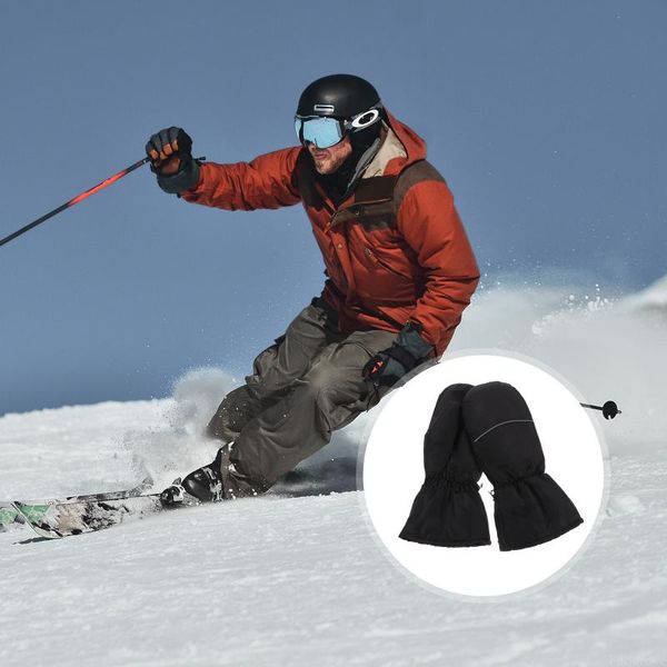 elbow & knee pads 1 pair windproof heated warm thermal for skiing without battery, Black;gray
elbow & knee pads 1 pair windproof heated warm thermal for skiing without battery, Black;gray