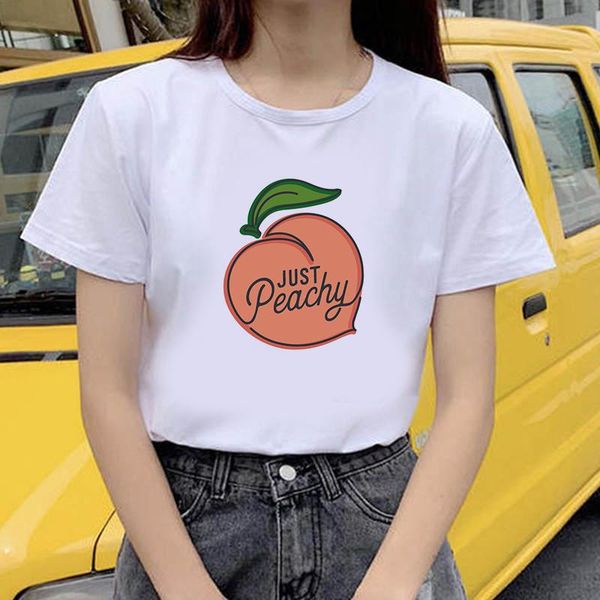 lady harajuku kawaii pink beautiful summer casual t-shirt women's graphic peach juice japanese rock basic o-neck, White
lady harajuku kawaii pink beautiful summer casual t-shirt women's graphic peach juice japanese rock basic o-neck, White