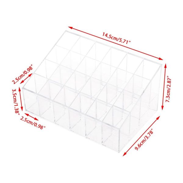 clear 24 lipstick storage display stand rack makeup holder cosmetic organizer y5jc boxes & bins
clear 24 lipstick storage display stand rack makeup holder cosmetic organizer y5jc boxes & bins