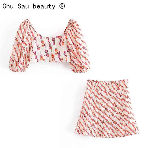party two-piece suit woman summer puff sleeve printed pleated + high waist package hip mini skirt 210514, White
party two-piece suit woman summer puff sleeve printed pleated + high waist package hip mini skirt 210514, White