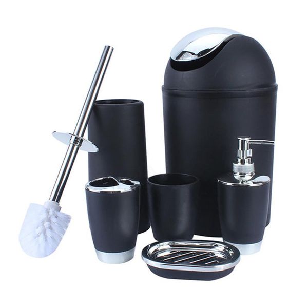 bath accessory set 6pcs plastic bathroom accessories soap box toothbrush toothpaste storage rack dispenser toilet brush trash can
bath accessory set 6pcs plastic bathroom accessories soap box toothbrush toothpaste storage rack dispenser toilet brush trash can