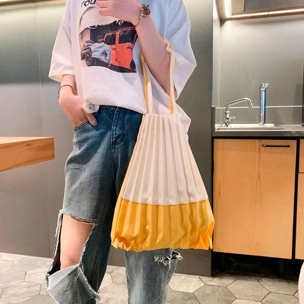 women candy color pleats causal tote bag canvas large capacity shoulder bags storage
women candy color pleats causal tote bag canvas large capacity shoulder bags storage