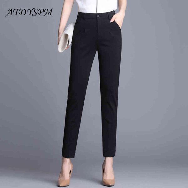 autumn elegant straight pants for women comfortable casual office lady high waist stretch trousers womens plus size s-4xl 211124, Black;white
autumn elegant straight pants for women comfortable casual office lady high waist stretch trousers womens plus size s-4xl 211124, Black;white