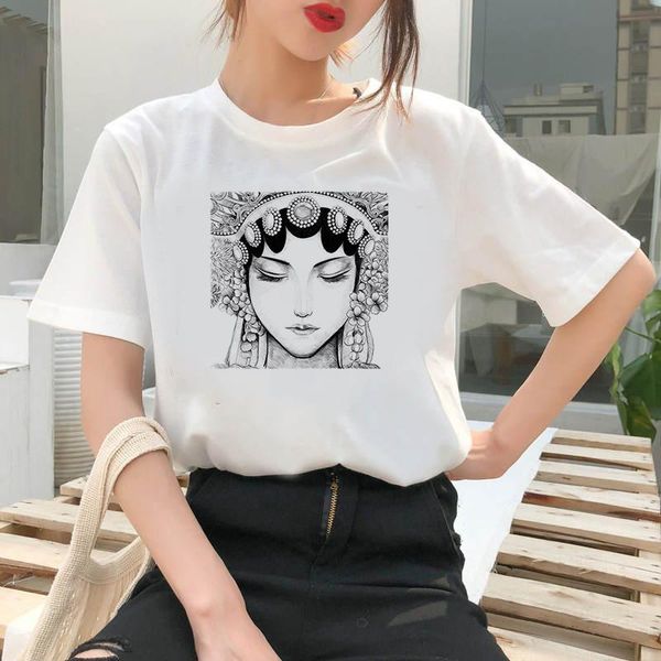 women's t-shirt china beijing opera t shirt for women short sleeve fashion soft casual white streetclothing
women's t-shirt china beijing opera t shirt for women short sleeve fashion soft casual white streetclothing