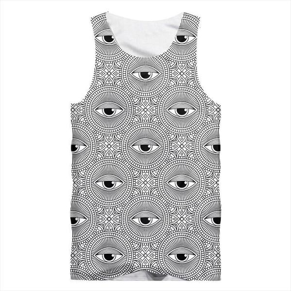 eu size tank summer men print eye pattern 3d singlets vest for women hiphop punk gothic shirts sleeveless, White;black
eu size tank summer men print eye pattern 3d singlets vest for women hiphop punk gothic shirts sleeveless, White;black