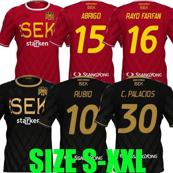 running jerseys 2021 2022 uniform unión española jersey home away kit union espanola rubio abrigo rayo farfan c.palacios chumacero shirt, Black;blue
running jerseys 2021 2022 uniform unión española jersey home away kit union espanola rubio abrigo rayo farfan c.palacios chumacero shirt, Black;blue