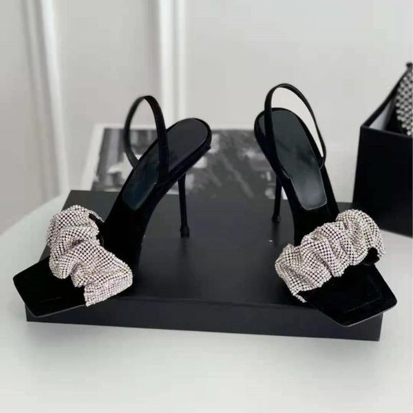dress shoes 2021 rhinestone square toe sandals hollow european and american style open ankle-strap stilettos for women, Black
dress shoes 2021 rhinestone square toe sandals hollow european and american style open ankle-strap stilettos for women, Black