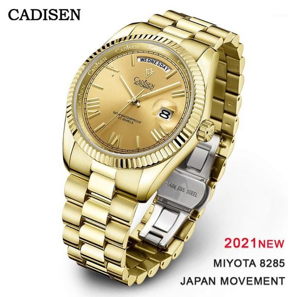 mens automatic mechanical watches men 50m waterproof sapphire japan movement gold male wrist watch wristwatches, Slivery;brown
mens automatic mechanical watches men 50m waterproof sapphire japan movement gold male wrist watch wristwatches, Slivery;brown