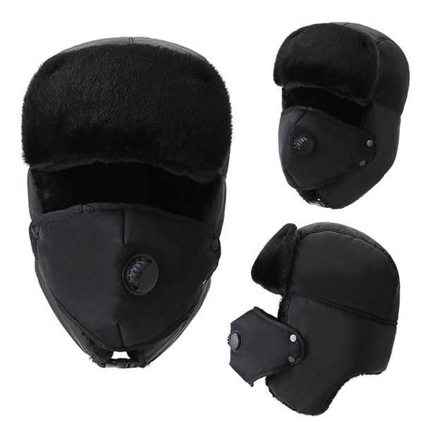 winter warm trooper trapper hat cycling windproof plush lined russian snow ski ushanka cap with earflap face mask, Blue;gray
winter warm trooper trapper hat cycling windproof plush lined russian snow ski ushanka cap with earflap face mask, Blue;gray