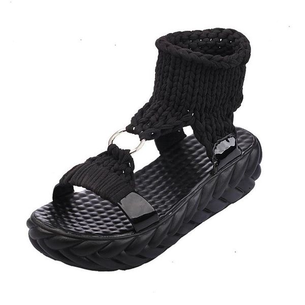sandals 2021 thick-soled trifle female korean open-toed roman shoes soft-soled comfortable wool round buckle wholesale, Black
sandals 2021 thick-soled trifle female korean open-toed roman shoes soft-soled comfortable wool round buckle wholesale, Black