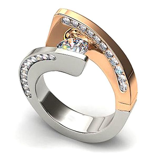 cluster rings two-tone zircon stone ring crystal silver color wedding jewelry engagement for women, Golden;silver
cluster rings two-tone zircon stone ring crystal silver color wedding jewelry engagement for women, Golden;silver