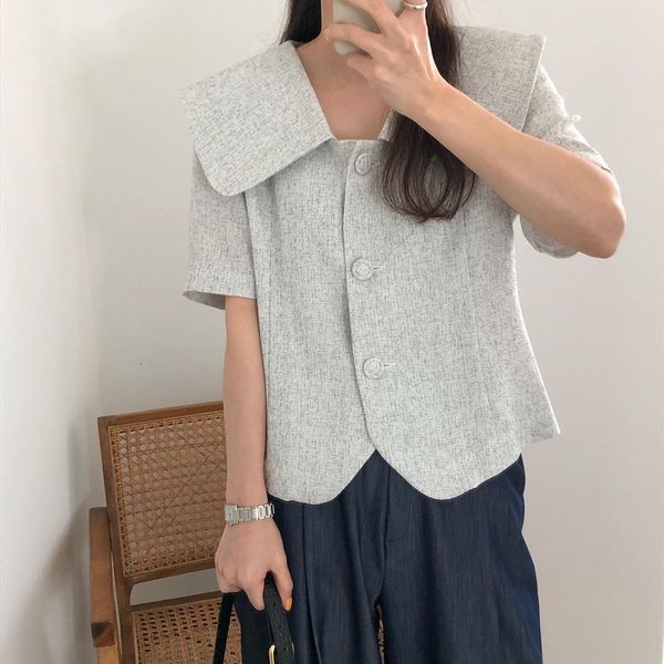 women's suits & blazers hzirip high waist arrival chic femme short jackets peter pan collar summer soft sleeves streetwear blazers 37od, White;black
women's suits & blazers hzirip high waist arrival chic femme short jackets peter pan collar summer soft sleeves streetwear blazers 37od, White;black