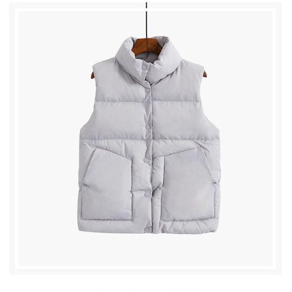 women's vests down cotton vest female autumn and winter short student korean versatile thickened jacket, Black;white
women's vests down cotton vest female autumn and winter short student korean versatile thickened jacket, Black;white