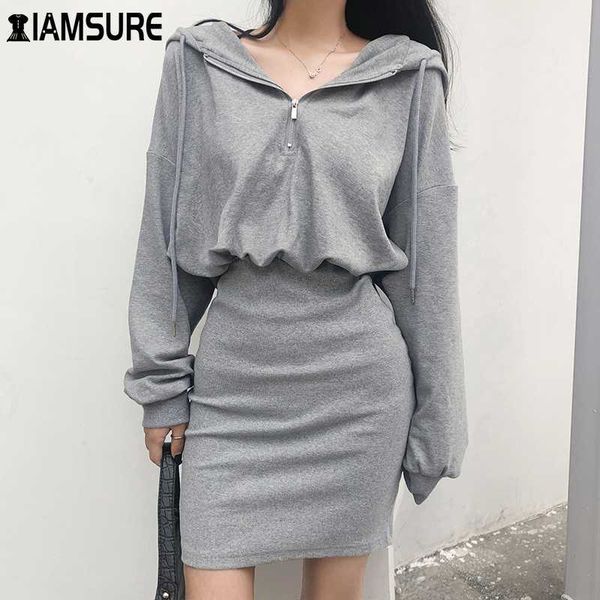 casual solid zip up hoodie dress women cotton high waist long sleeves bodycon mini buttocks dresses female 2021 autumn winter, Black;gray
casual solid zip up hoodie dress women cotton high waist long sleeves bodycon mini buttocks dresses female 2021 autumn winter, Black;gray