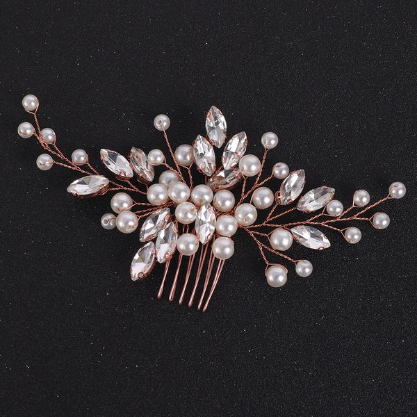 trendy rose gold hair accessories pearl chic elegant women headpieces for wedding headdress bridal hair ornaments party gift, Silver
trendy rose gold hair accessories pearl chic elegant women headpieces for wedding headdress bridal hair ornaments party gift, Silver