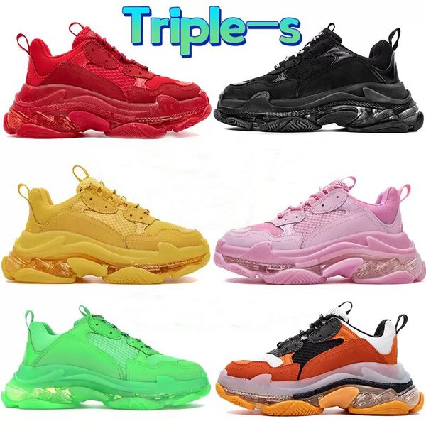 classic running shoes triple s fluorescent green yellow all black rice yellow white orange grey men women sports trainers outdoor size 36-45
classic running shoes triple s fluorescent green yellow all black rice yellow white orange grey men women sports trainers outdoor size 36-45