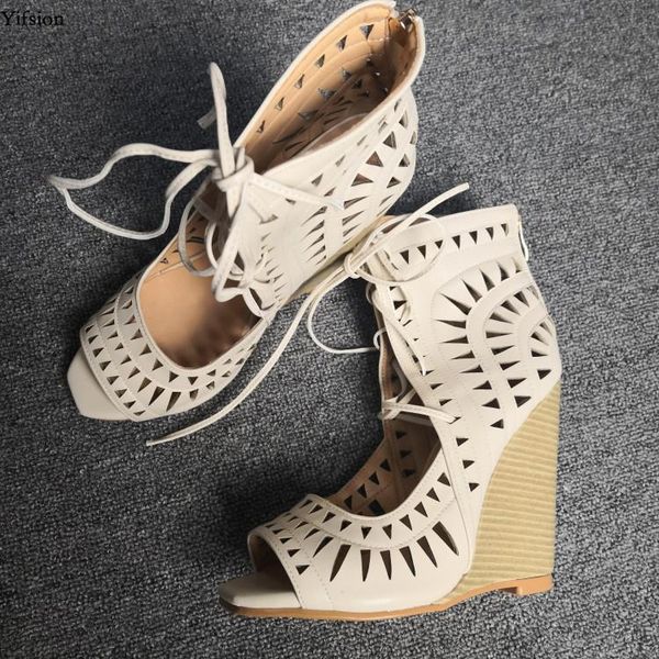 olomm women ethnic sandals cut out wedges high heel open toe gorgeous apricot party shoes us plus size 5-15, Black
olomm women ethnic sandals cut out wedges high heel open toe gorgeous apricot party shoes us plus size 5-15, Black