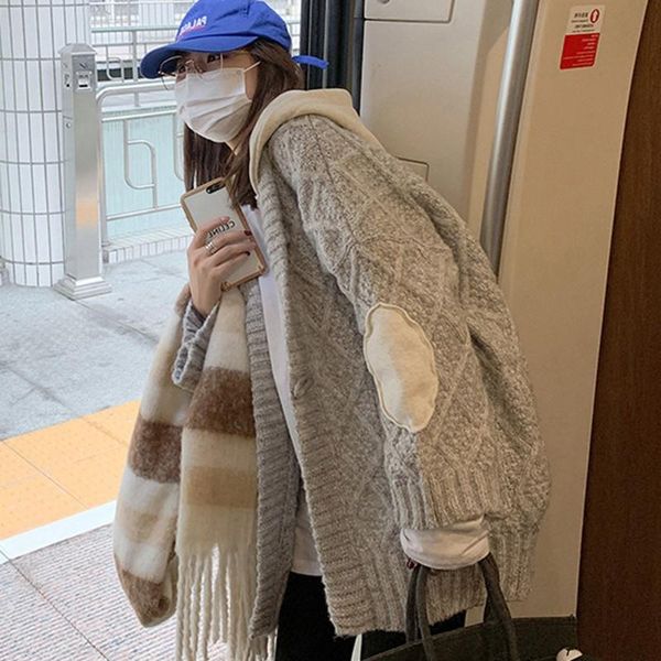 women's jackets 2021 arrival spring/autumn women casual loose long sleeve outerwear cotton patchwork single breasted coats p120, Black;brown
women's jackets 2021 arrival spring/autumn women casual loose long sleeve outerwear cotton patchwork single breasted coats p120, Black;brown