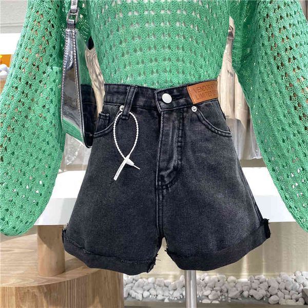 jeans nicho design edge straight breech breeches with high waist down shorts thin pants, Blue
jeans nicho design edge straight breech breeches with high waist down shorts thin pants, Blue