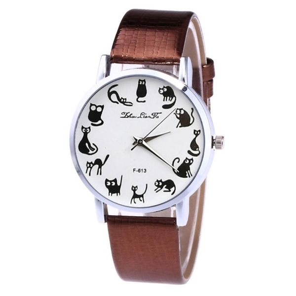 wristwatches zhou lianfa fashion casual brand men women watch leather strap cute animals boys clock quartz wrist watches zegarek, Slivery;brown
wristwatches zhou lianfa fashion casual brand men women watch leather strap cute animals boys clock quartz wrist watches zegarek, Slivery;brown