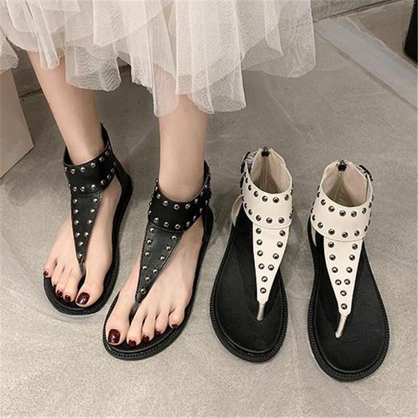 sandals summer beach women rivet non slip platform comfortable fashion flip flops female flat sandal, Black
sandals summer beach women rivet non slip platform comfortable fashion flip flops female flat sandal, Black