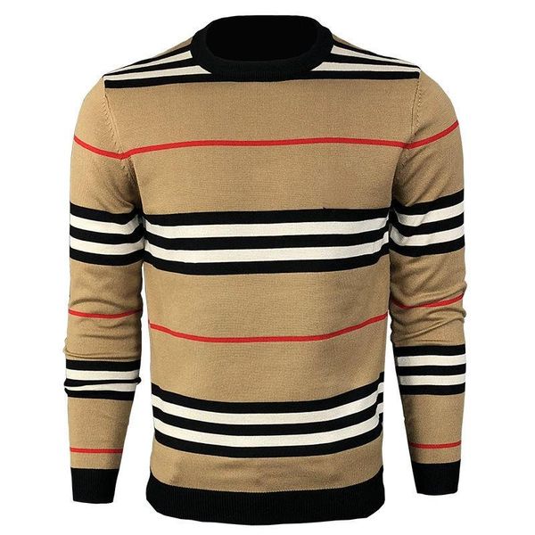 men's sweaters 2021 sweater, long-sleeved knit shirt, autumn/winter striped embroidered bottom intercolor coat, White;black
men's sweaters 2021 sweater, long-sleeved knit shirt, autumn/winter striped embroidered bottom intercolor coat, White;black
